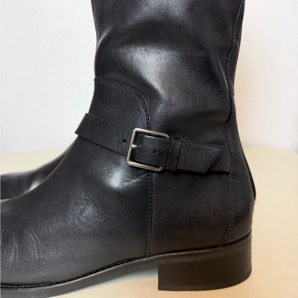 Cole Haan Briarcliff Women's Black Leather Knee-High Boots Equestrian 8 - Picture 5 of 12